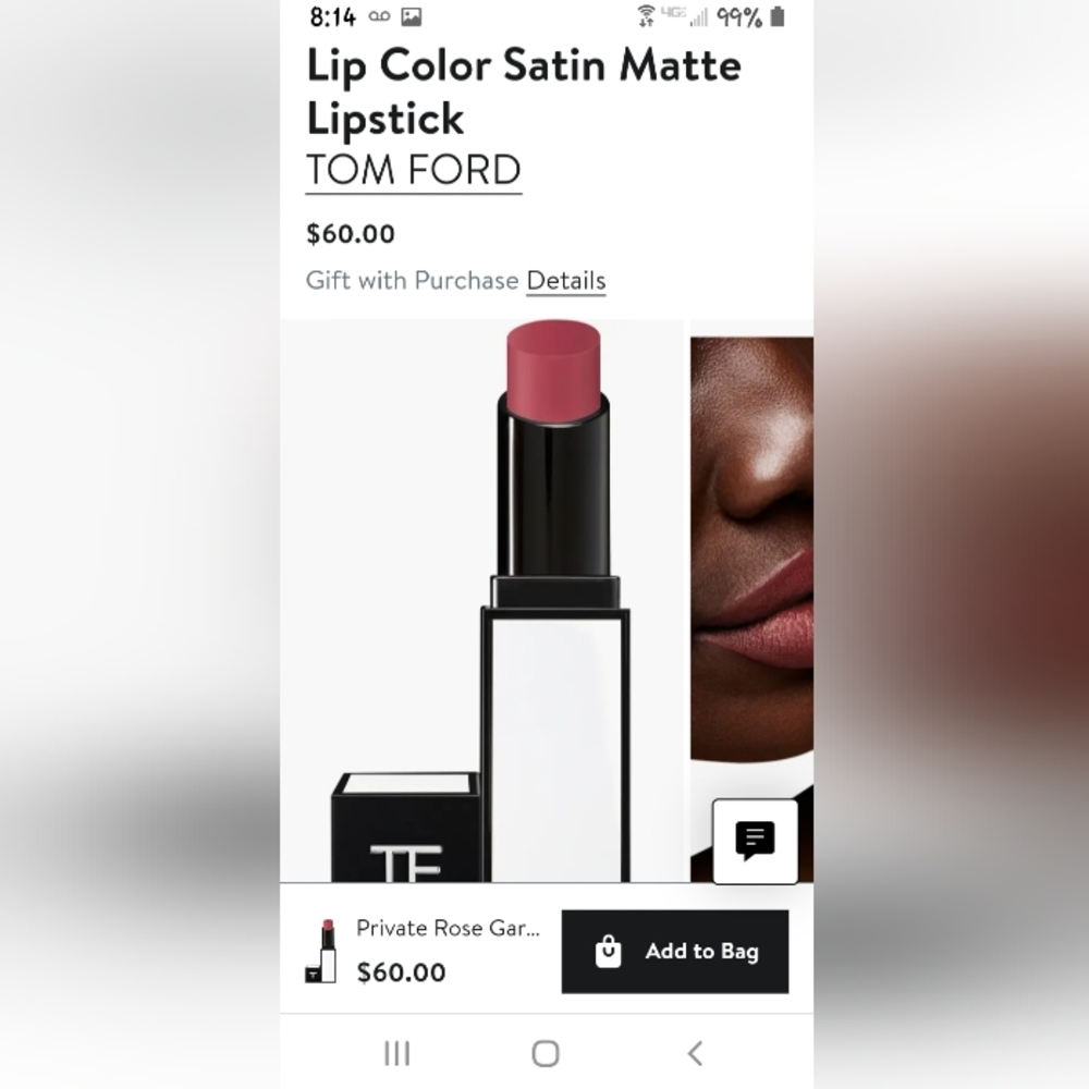 Tom Ford Lip Color NWOT never used - Picture 5 of 7
